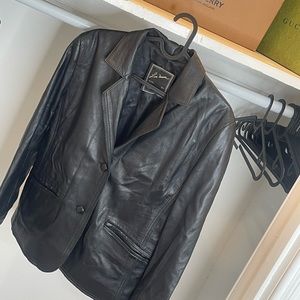 Luar Waison Vintage leather blazer